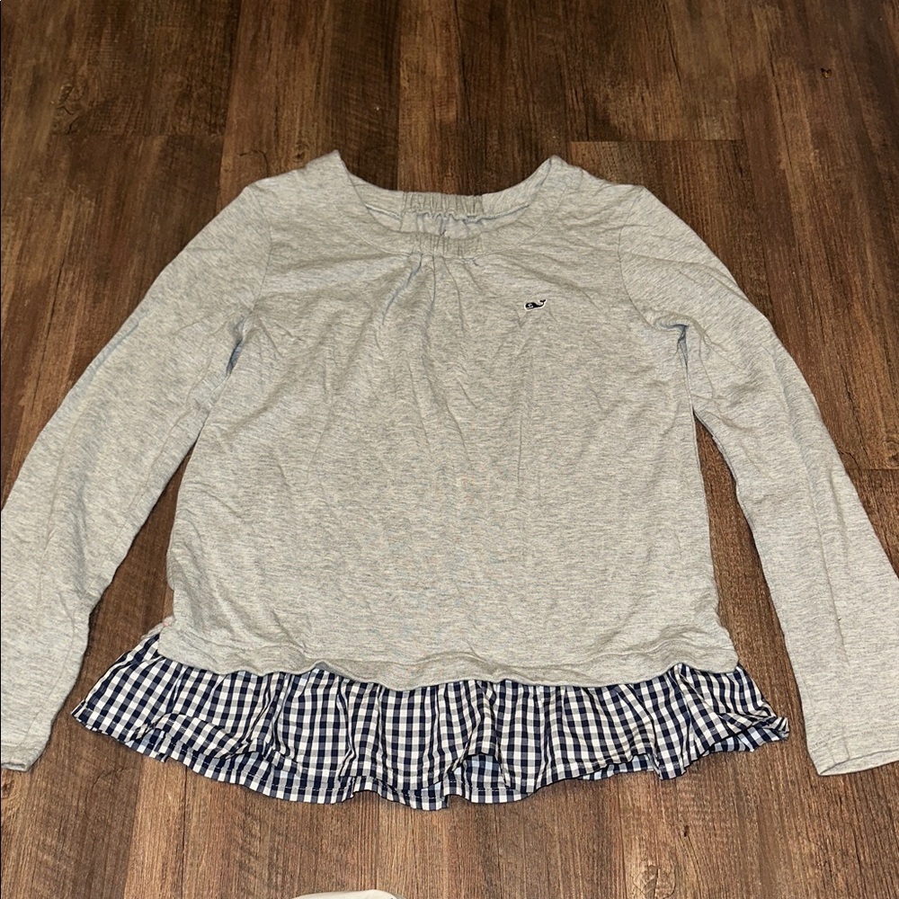 Girls Vineyard Vines Super Soft Naval Top (XL) & NWT Leggings (XL)‎